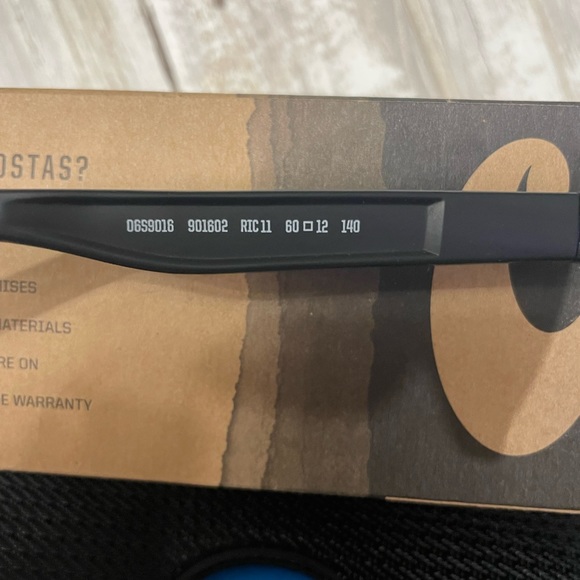 Costas 580P Matte Black - Picture 4 of 7